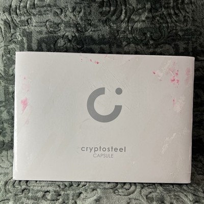Cryptosteel Capsule Solo Cryptocurrency The Mother of all Backups. Brand New