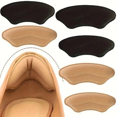 8-Pack Heel Pads for Too Big Shoes Self-Adhesive Heel Protectors Heel Inserts