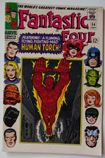 Comic Book- Fantastic Four #54 Kirby & Lee 1966 1st Wyatt Wingfoot