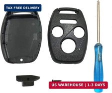 Key Fob Cover Shell Compatible with Honda Accord 2003-2012,Civic EX 2006-2013,Pi