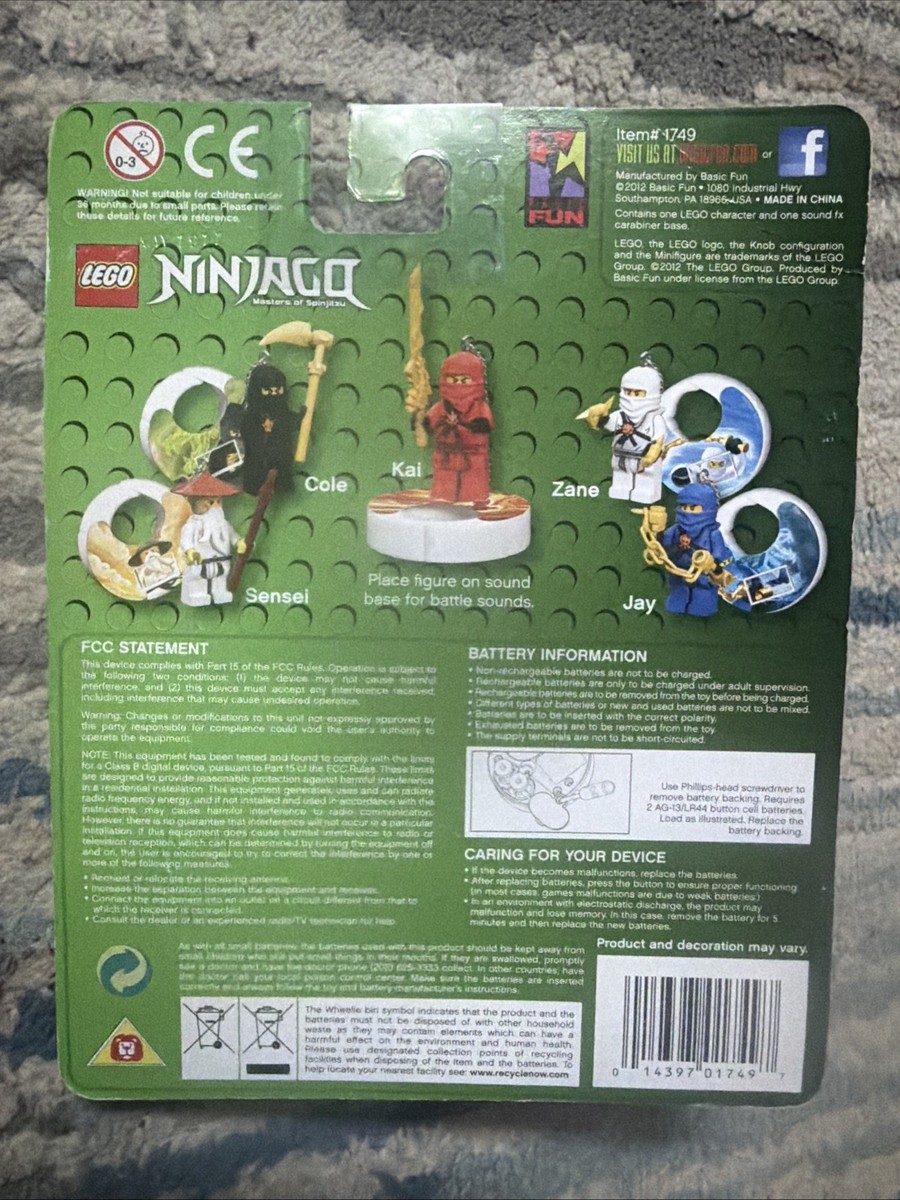 LEGO NINJAGO Sensei Articulated Figure Key Chain with Clip-on