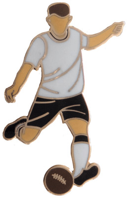 Dover Athletic Football Player Retro vergoldete Anstecknadel Abzeichen