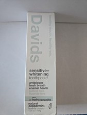 Davids Nano Hydroxyapatite Natural Toothpaste Sensitive Whitening Enamel 149 g