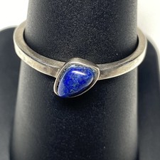 Barse 925 Sterling Silver Blue Stacking Ring, SIZE US 7 Vintage