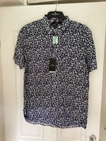 Jeff Banks Short Sleeved Floral Shirt - Brand New with tag
