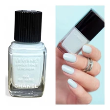 Chanel Le Vernis Longwear Nail Polish in 584 Bleu Pastel. Hard to find!