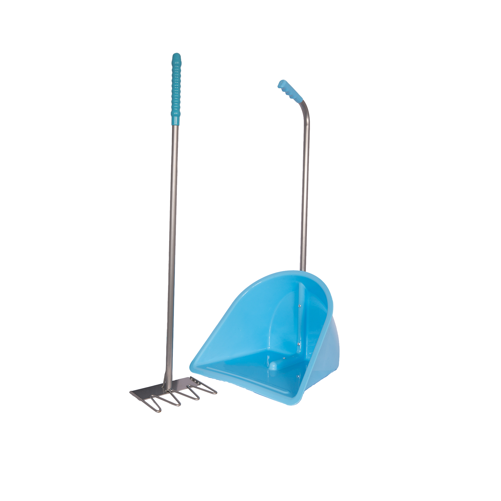 Traditional Tidee Long Rake 80cm Dustpan Manure Shovel Scoop for Stable Garden