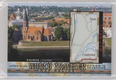 2021 Goodwin Champions World Traveler Map Relics Kaunas Lithuania #WT-279 0i47