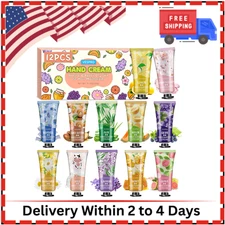 12 Pack Hand Cream Gift Set, Stocking Stuffers for Women, Bulk Hand Lotion Trave