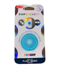 Target Exclusive Pure Blue PopSockets PopGrip Phone Grip Stand NEW