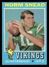 1971 Topps Football Card #184 Norm Snead