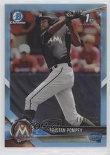 2018 Bowman Draft Chrome Sky Blue Refractor 163/402 Tristan Pompey #BDC-129 1u6