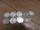 Lot of 9 Mercury Dimes 90% Silver,  random dates 9 COINS!