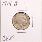 1914-S 5C Buffalo Nickel in Choice VF Condition #5429