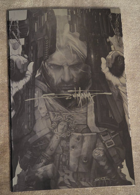 BRZRKR #1 Pen & Ink Dan Quintana Trinity Exclusive Signed Quintana Keanu Reeves