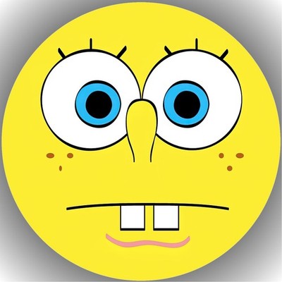 Tortenaufleger Geburtstag Party Tortenbild Fondant Oblate Spongebob T13
