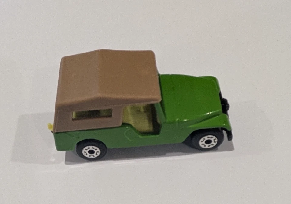 RARE Hungarian Matchbox Superfast #53 JEEP CJ6 1977 Lemon Interior HUNGARY 1977 - Image 2 of 4