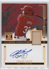 2024 Panini Impeccable Lumber Signatures Holo Gold /10 Chase Davis Auto 1cz3