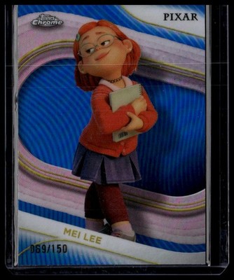 Mei Lee 2025 Topps Chrome Disney Blue Refractor # /150