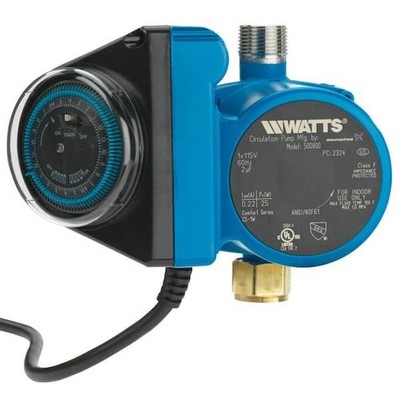 Watts Blue Hot Water Recirculation Pump System Timer Heat H2O Instant Hot