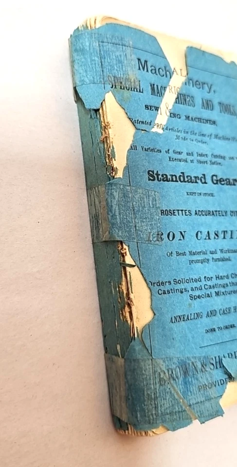 1892 Brown & Sharpe Cataloge And Price List Providence, RI Industrial Machines - Image 2 of 4