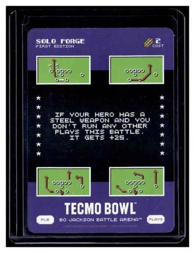 2026 Bo Jackson Battle Arena Tecmo Solo Forge SSP #PL5