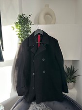 NEW HUGO BOSS RED MENS MODERN OVERCOAT SIZE MEDIUM 