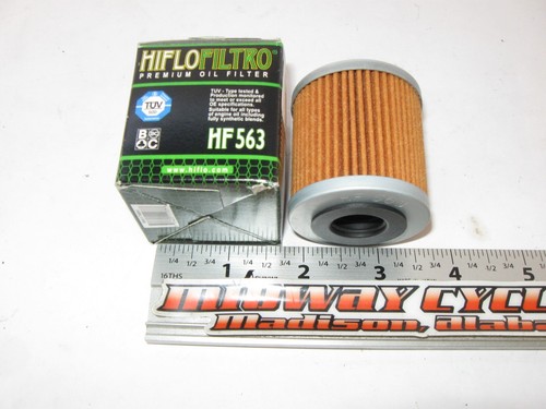 Filtre à Huile Hiflofiltro HF563 - Acier Haute Filtration Pour Moto Street Et Cruiser