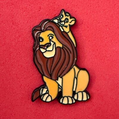 Pin, Badge, Anstecker, Disney Lion King, König der Löwen, Simba & Mufasa