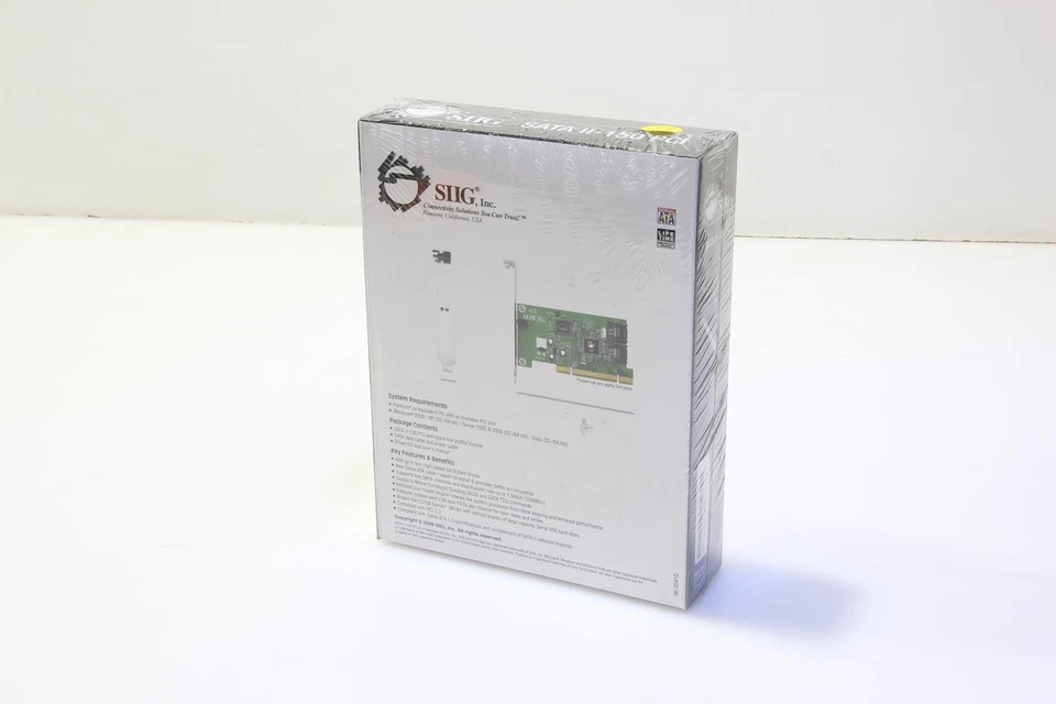 NEW SIIG SATA II-150 PCI SATA Controller 1.5Gb/s For Windows.SKU220473 - Image 2 of 4