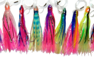 5 Pc Custom Saltwater Offshore Fishing Trolling Lure Mahi,Sail,Tuna,Wahoo Lot
