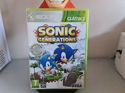 Sonic Generations Xbox 360 Classics Edition Brand New & Factory 