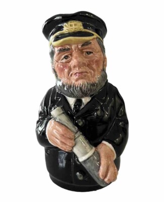Royal Doulton Doultonville Collection - Capt Salt The Sea Captain D6721 Toby Jug