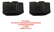 Remington 742/750/74/7400/7600/740/760/30.06/270 5 ROUND MAGAZINE 2 PACK
