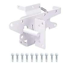 Vinyl Fence Gate Latch White 