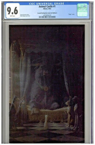 Animal Castle #1 CGC 9.6 2nd Second Printing Sad Lemon Foil Edition A Virgin
