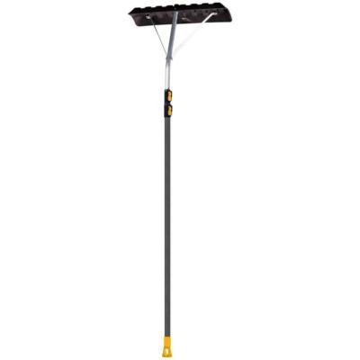 #ad Roof Snow Removal Rake 86 in. Aluminum Handle 17 ft. Telescoping Non Slip Handle $75.37