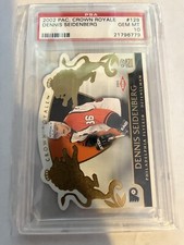 2002 Pacific Crown Royale /2299 Dennis Seidenberg #129 PSA 10 GEM MT Rookie RC