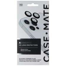Case-Mate Aluminum Ring HD Lens Protectors for iPhone 15 Pro/15 Pro Max - Black