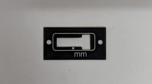 MITUTOYO 203764 FRAME WINDOW (QTY: 1) NOS [OEM PART]