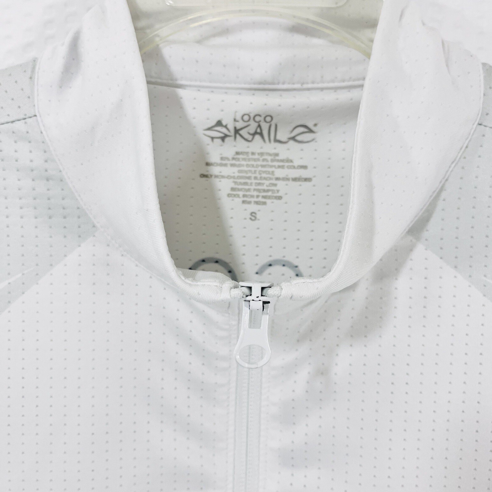 Loco Skailz Mens Small Performance Fishing Shirt Long Sleeve 1/4 Zip