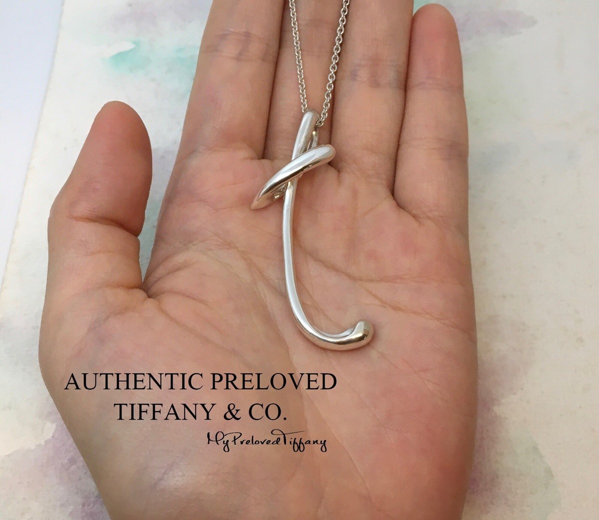 Tiffany Vintage Elsa Peretti Alphabet Letter T XL Large