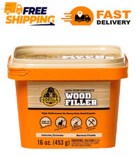Gorilla All Purpose Wood Filler, Natural Finish, 16 Ounce Tub