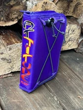 NEW VINTAGE RARE 1990s PEN-TAB PURPLE ATTITUDE ZIPPERED BINDER STUDENT PLANNER