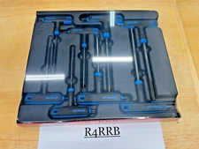 Snap-on Tools SPAIN NEW 8pc Metric SOFT GRIP T HANDLE Hex ALLEN Set AWSGM800A