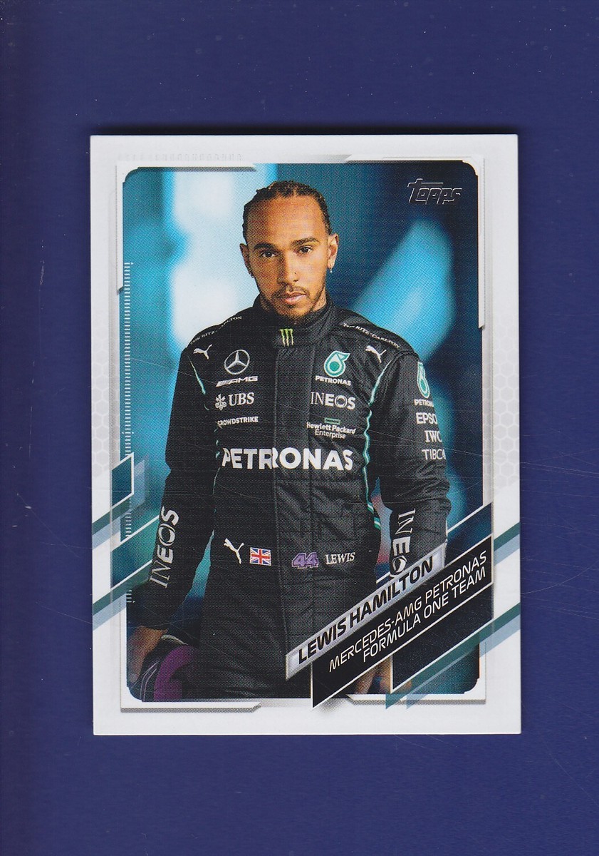 Lewis Hamilton 2021 Topps Formula 1 F1 Base Set #1 (NM+) Mercedes 