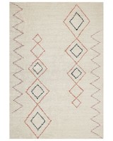 Teppich Baumwolle Mit Muster Beige 160 X 230 Cm Rechteckig Boho Guwahati