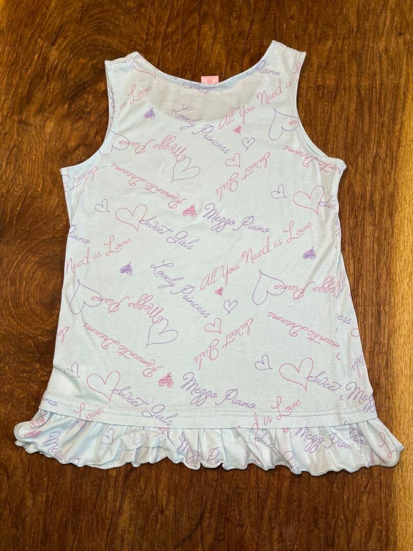 Mezzo Piano Yellow Tank Top S 140cm size kawaii | eBay