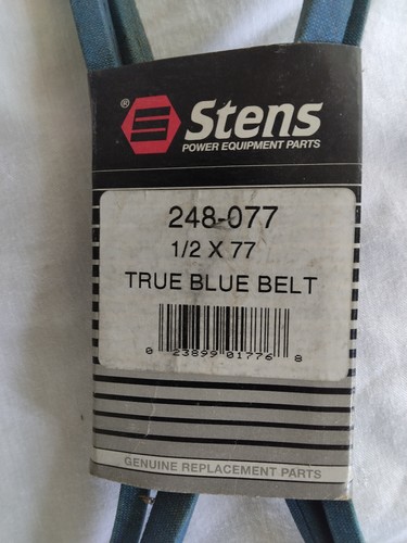 STENS 248-077 1/2” X 77” TRUE BLUE BELT - Picture 2 of 2