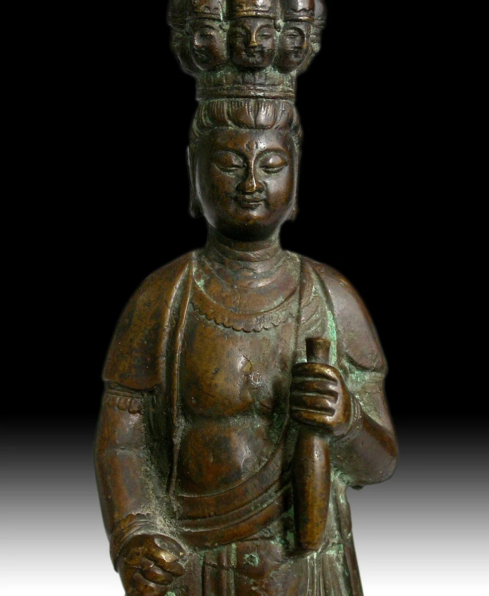 中國古董，古佛像，古銅製。 ブロンズ，中国古董仏像，古銅製，高50 cm，重約9500克 Amazon.co.jp